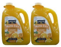 即日発送 Langers 100% ランガーズ オレンジジュース 3.78L×2本
