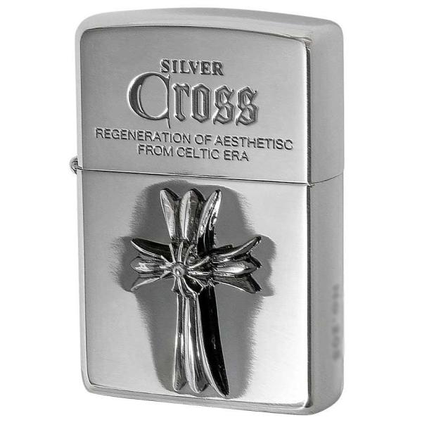 ZIPPO ジッポーライター クロスメタル シルバー いぶし CRS-J オイルライター