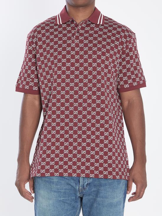 GUCCI Men Polo Shirts 788024 RED