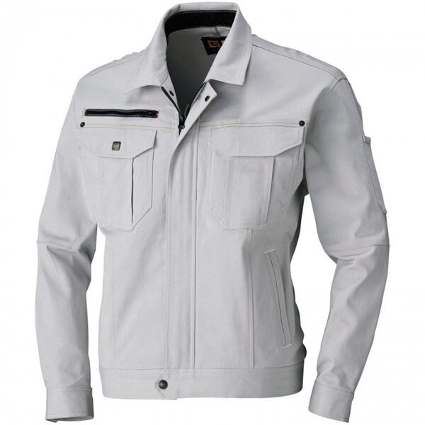 1663 長袖ブルゾン LLサイズ シルバーグレー(22) G.GROUND