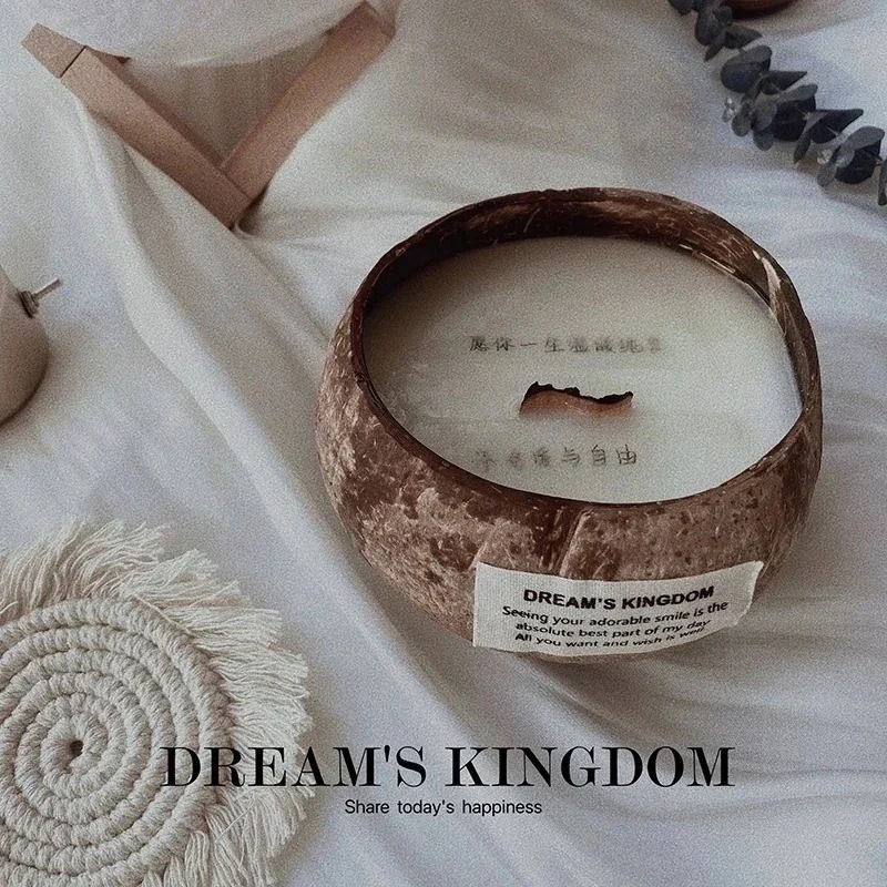 新品追加 男性と女性の誕生日の告白の結婚式の贈り物のためのニッチなハイエンドの香りのギフトボックスを眠るのを助けるための天然のりココナッツシェルの香りのキャンドル2143