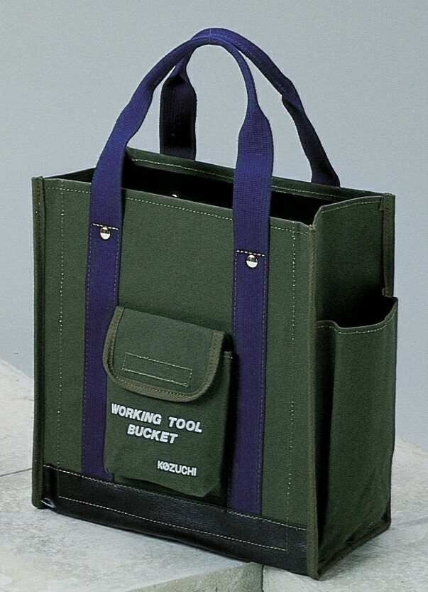 6号（国防）防水帆布 ワーキングツールバッグ 小（TS-12BOD） ガーデニング DIY 道具 工
