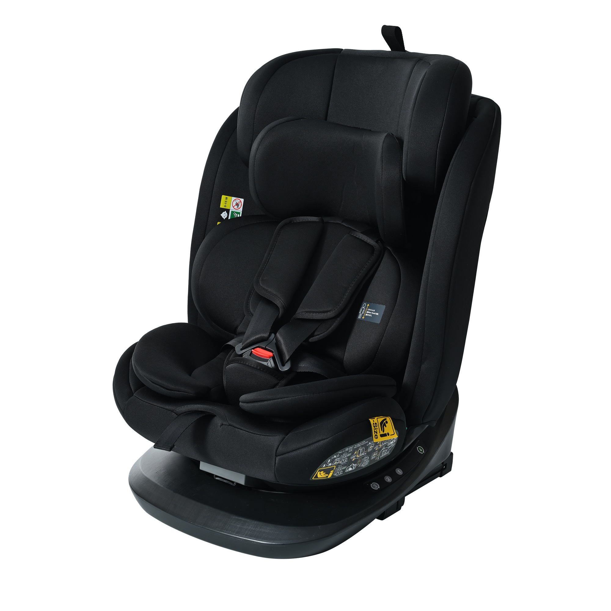 【トップテザー】チャイルドシート 新生児 ISOFIX 0歳～12歳頃 360度回転式 40～150cm ジュニアシート 長く使える 洗える 取付簡単 キッズシート ベビーシート 出産祝い 赤ちゃんA