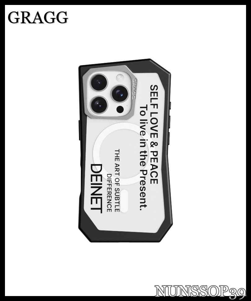 GRAGG MAGSAFE LANDING CORNER CASE BLACK - SLOGAN IN