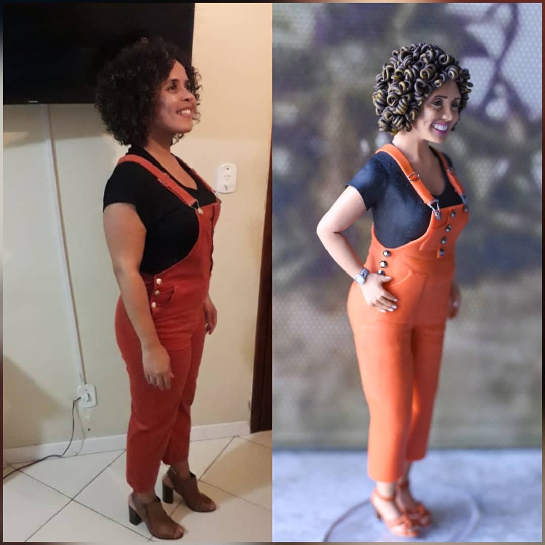 【オーダーメイド】3D肖像画 似顔絵 人形 フィギュア 彼氏 彼女 誕生日 ケーキトッパー 記念日 カップル 友達 プレゼント