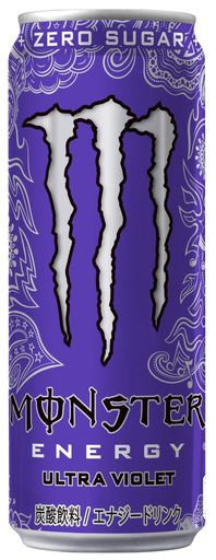 アサヒ飲料 モンスター ウルトラバイオレット 355ML×24本 [エナジードリンク] [0カロリー]