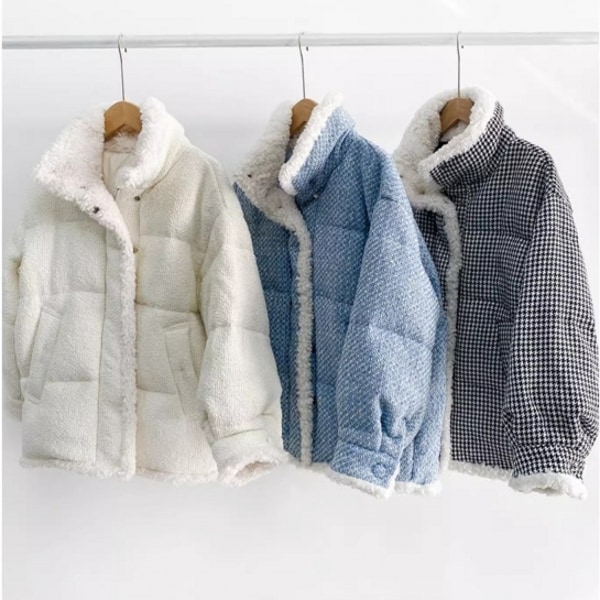 SN レディース アウター　ジャケット ダウン風コート 秋冬