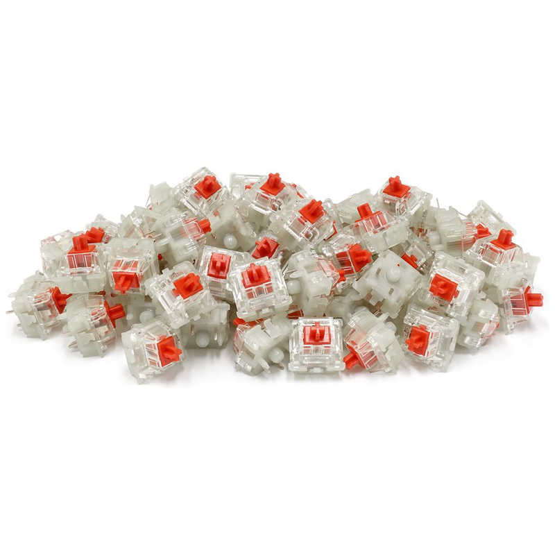 FILCO　キースイッチCHERRY MX2A RGB 5ピン スイッチ70個セット 赤軸 CHERRY MX2A RGB　FKSW70CH/MRL-R