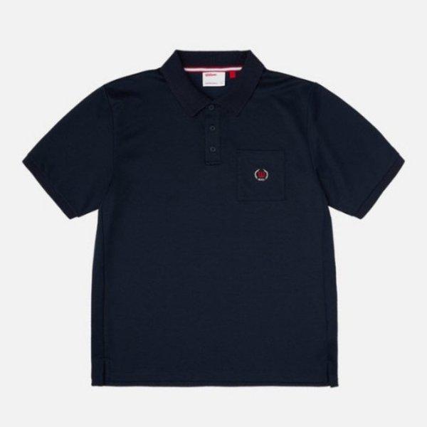 半袖Tシャツ VQA W243001GPS72-NVY クラシックピケカラー半袖Tシャツ