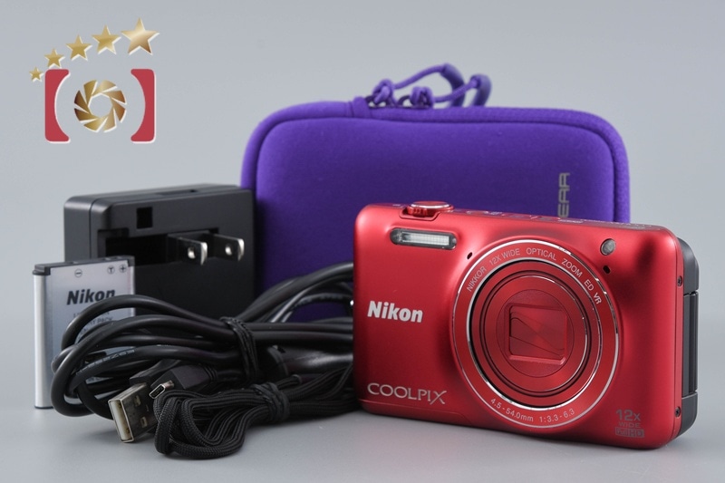 COOLPIX S6600 ラズベリーレッド コンパクトデジタルカメラ