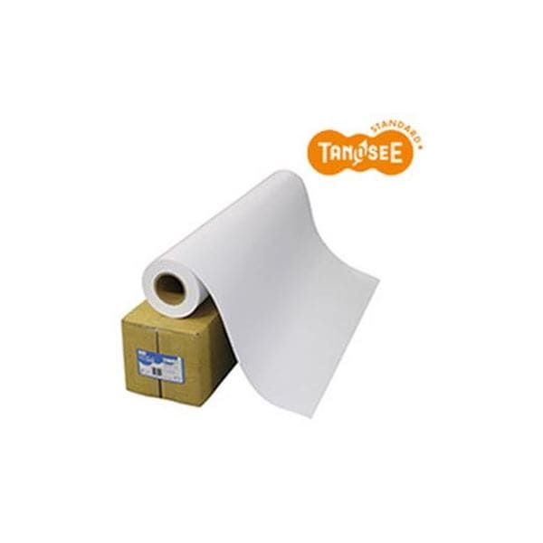 （まとめ）TANOSEE スタンダードフォト光沢紙（紙ベース） 44インチロール 1118mm30m 1本3セット