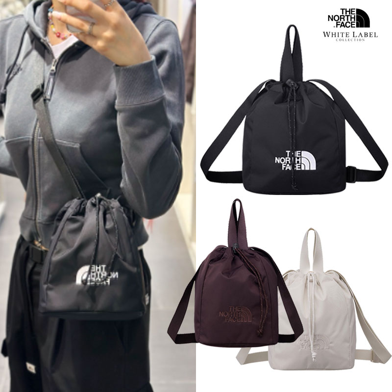 韓国正規品 完売アイテム 2WAY 巾着 ユニセックス ミニ バケットバッグ ショルダーバッグ かごバッグ [3カラー] 韓国ファッション