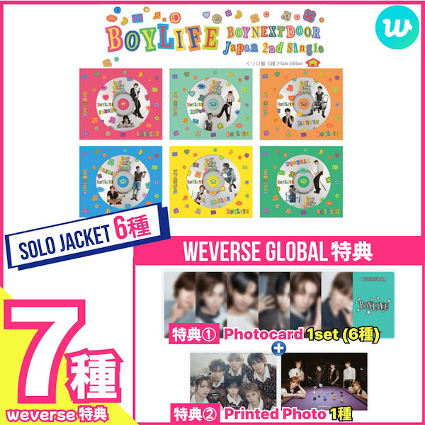 Qoo10] HYBE 【weverse特典7種付】BOYNEX