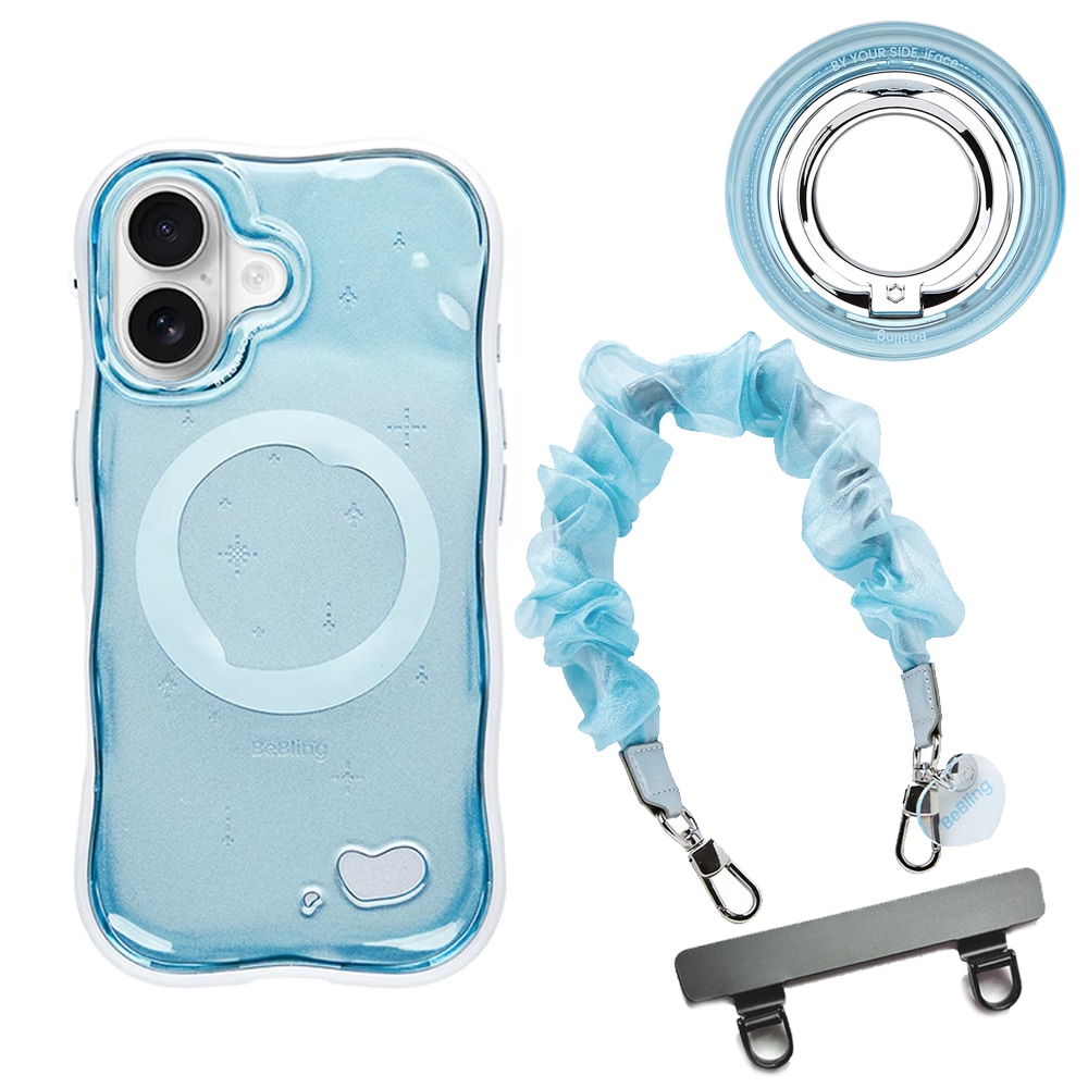 【スマホケース・リング・ハンドストラップ＋ホルダーの4点セット】 BeBling2 ビーブリング 2 iPhone17 ストラップホルダー 17Pro1616P