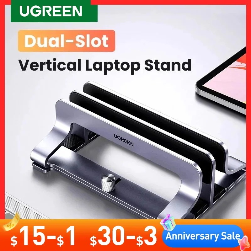 3営業日発送ノートブックスタンド MacBook Pro Air Pro ノートブック用の垂直アルミニウム製折りたたみ式ノートブックスタンド 6,582円