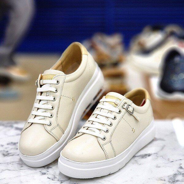 女性 厚底 軽量 バンディング スニーカー 3.5CM 3FP479