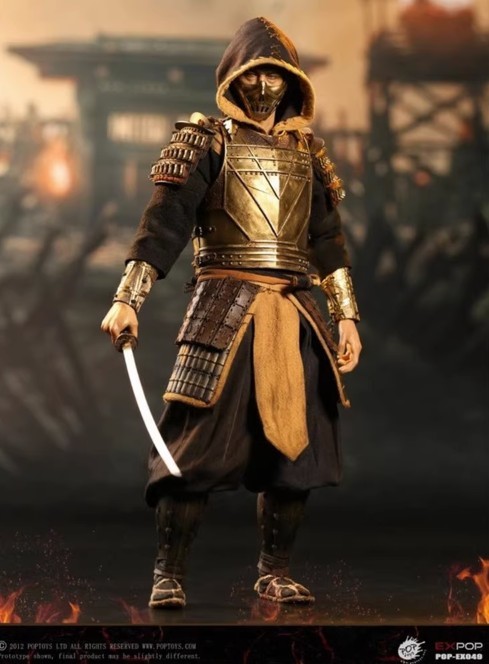 新品未開封POPTOYS 1/6 地獄の使者 スコーピオン ホットトイズ COOMODEL verycool モータルコンバット 真田広之 EX049