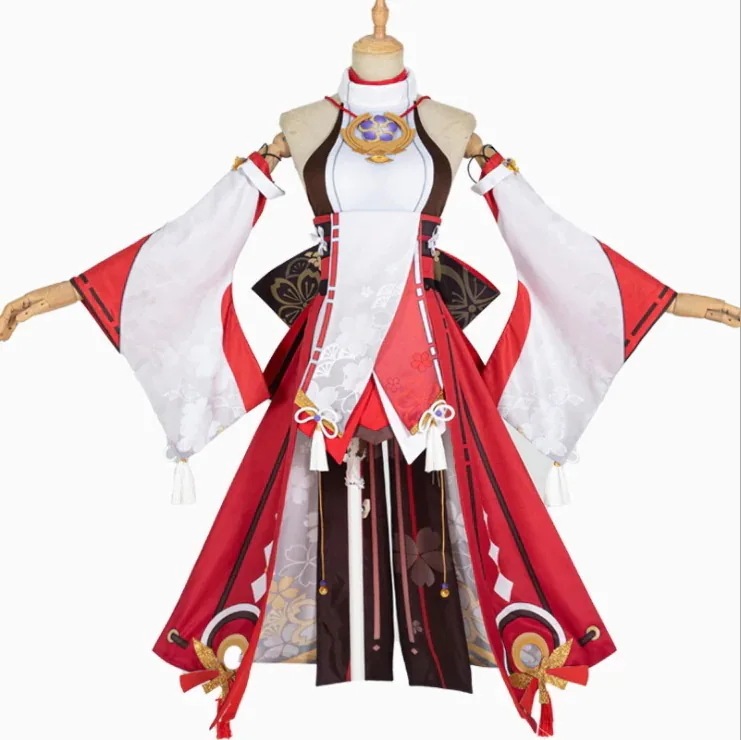 ハロウィン コスチューム 衣装 コスプレ やえみこ 八重神子 genshin げんしん 原神 スーツ ハロウィン 2024年新作入荷コスプレ30%までに制限