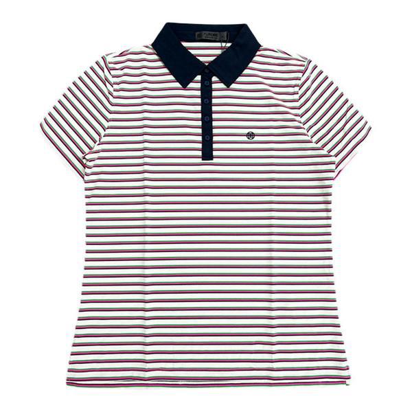 25SS 女性 パーフォレート ポロシャツ G4LS23K504 SNO