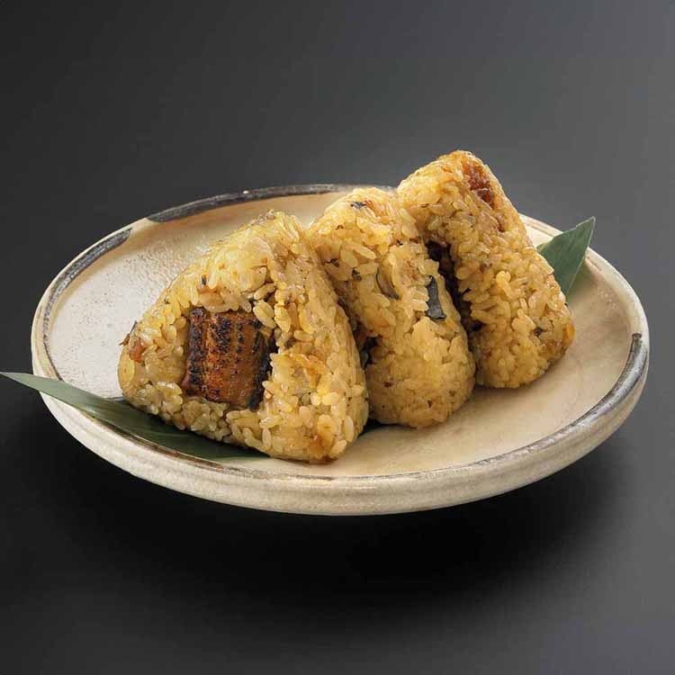 【目玉商品】【冷凍】魚魚一 浜名湖産うなむすび 3個 魚魚一 (代引不可)(TD)
