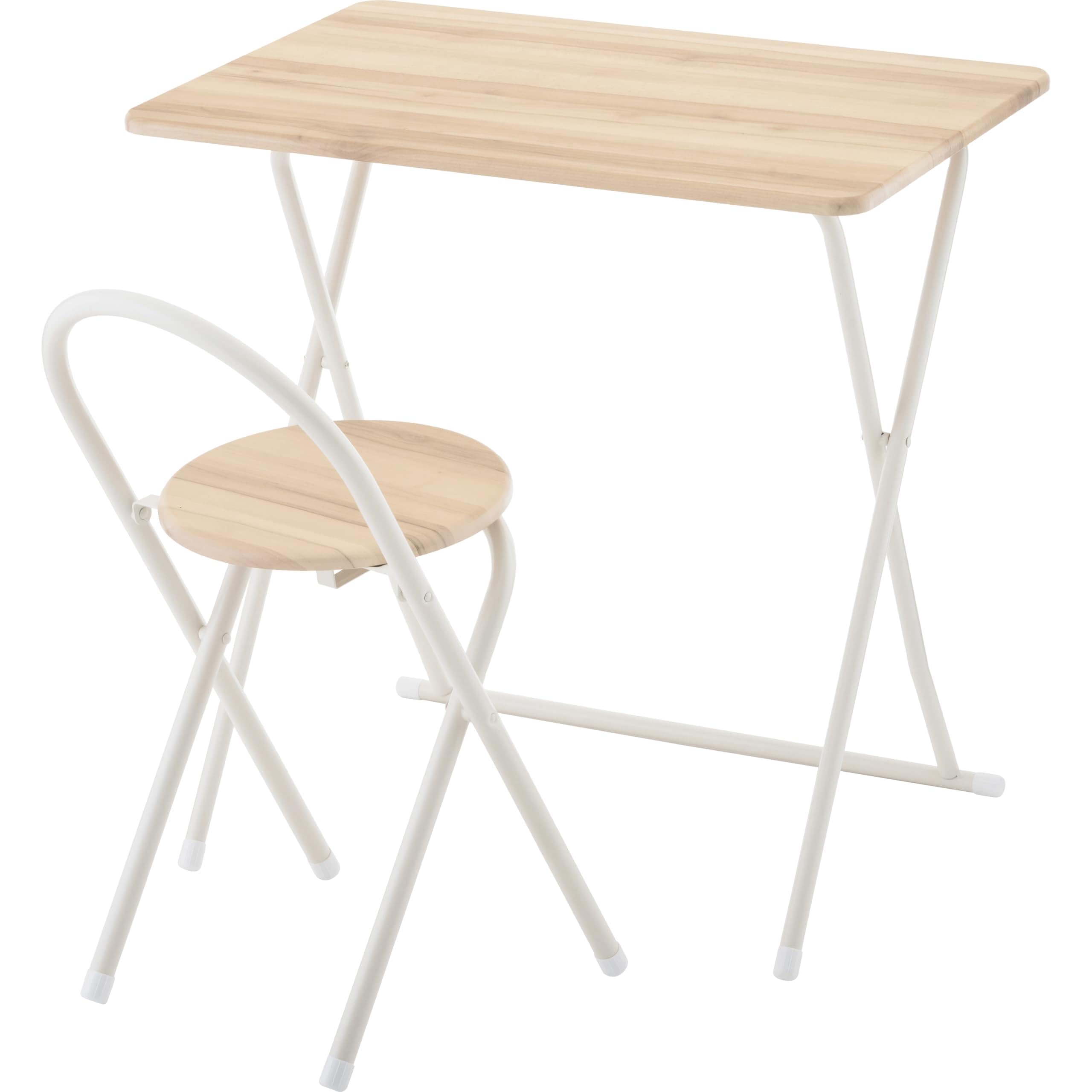 【全国送料無料】 武田コーポレーション 【デスク・チェア・折りたたみ・ブース・受付】 ヴィンテージ調 デスク＆チェアーセット VNA T9-DC70VNA70×48×70