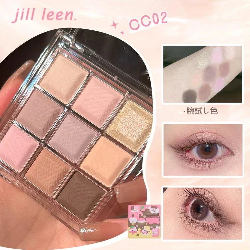 Qoo10] jill leen. チョコレート 9色 アイシャドウ アース : ポイント
