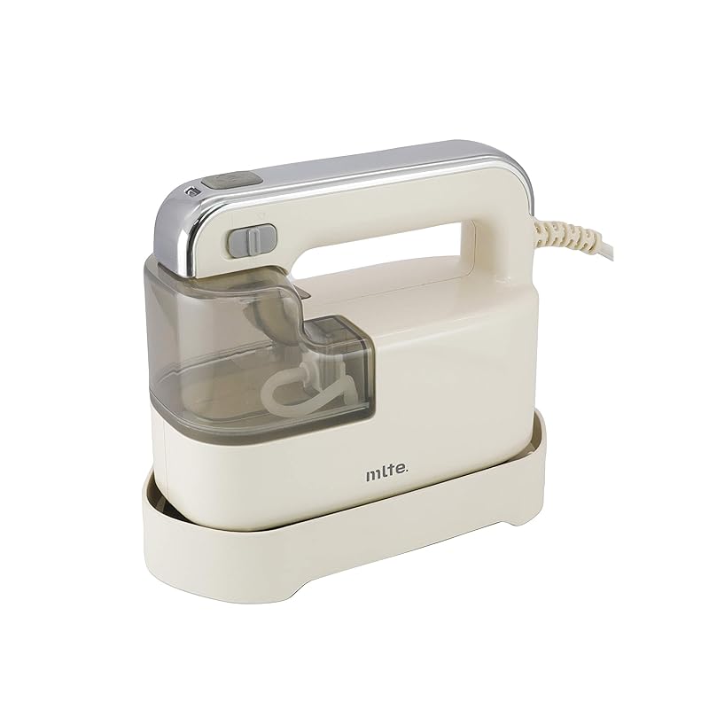 即納：シービージャパン スチームアイロン ベージュ ハンガーにかけたまま 大容量120ml 連続スチーム Mlte 4,868円