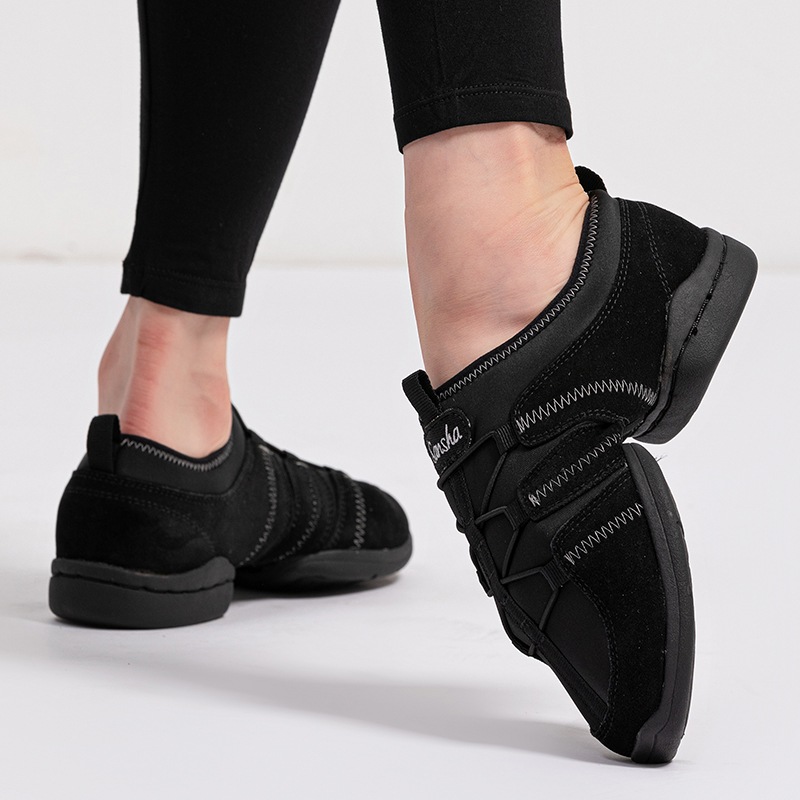 スニーカー ストレッチ ダンスシューズ 柔らか エアクッション ユニセックス レディース メンズ 軽量 ヒップポップ ジャズ モダン チア ズンバ スポーツ M323