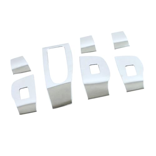 one+lifestyle マツダ3 専用 ドアスイッチパネル カバー 内装保護 BP系 2019~対応 セダン ファストバック用 銀色 (シルバー)