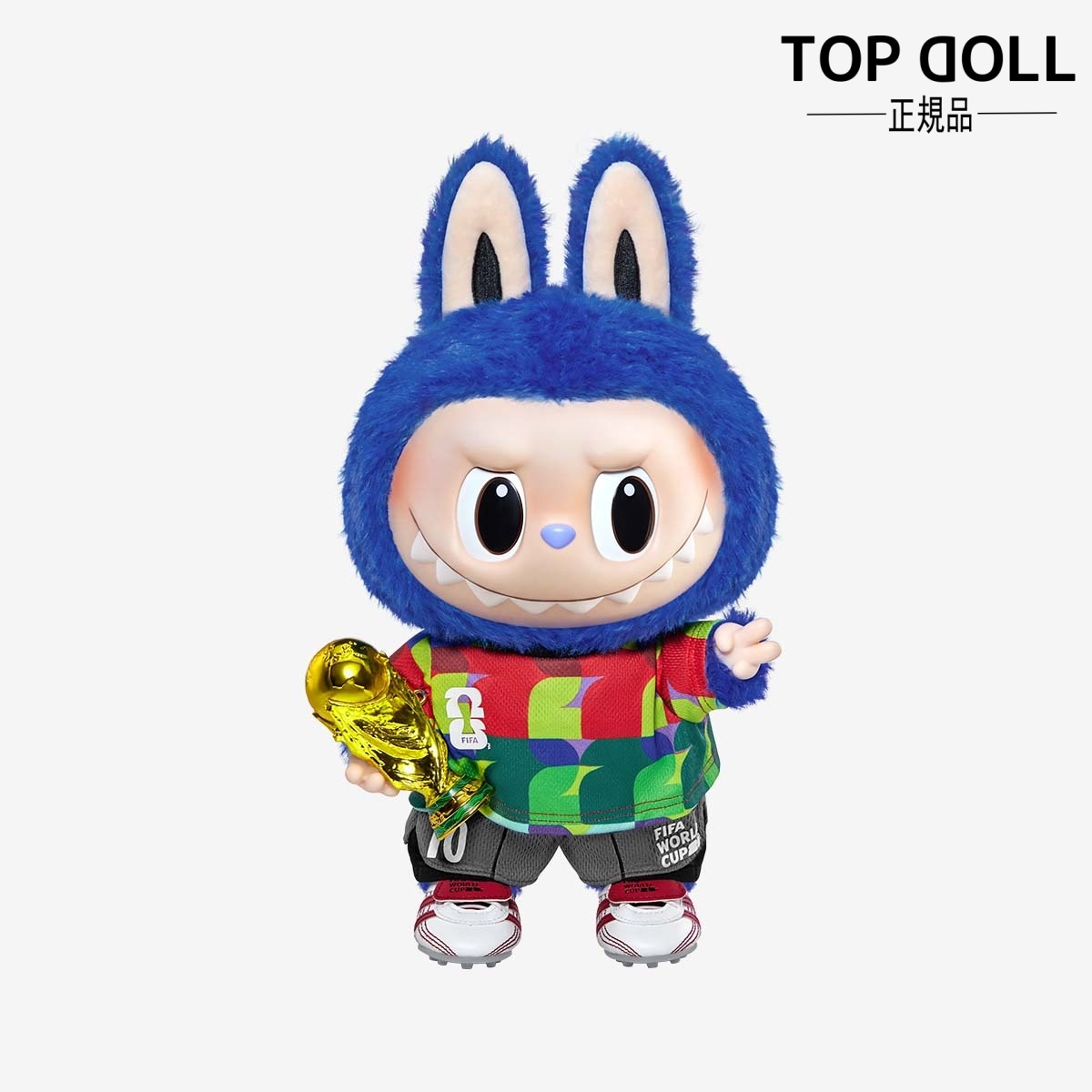 【POPMART正規品保証！急速出荷！】THE MONSTERS FIFA Catch the Win ぬいぐるみらぶぶ ポップマート ラブブ ぬいぐるみ 本体 LABUBU らふぶ