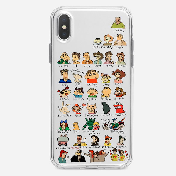 Qoo10] iPhone Xs 透明ケースクレヨンシ