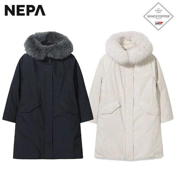 冬用レディースアルテゴアテックスウィンドストッパーサファリーグースダウンジャケット - 7L82077