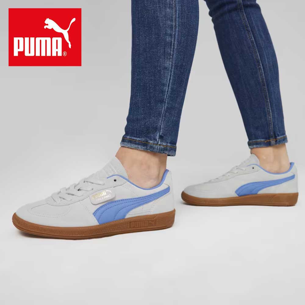 プーマ PUMA ユニセックス パレルモ スニーカー 39646304 Dewdrop-Blue Skies（メンズ）スエードレザー ローカット スニーカー ウォーキング