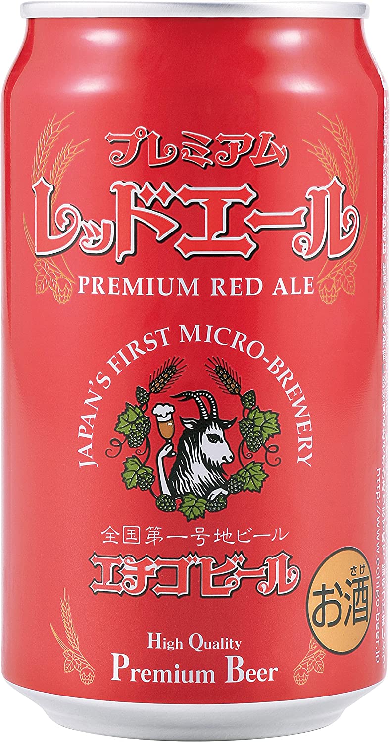 【送料無料】エチゴビール プレミアム レッドエール 350ml4ケース/96本 【本州(一部地域を除く)は送料無料】