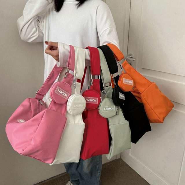 ショルダーバッグ レディース小銭入れ付き 大容量 バックパック 通学 小さめ おしゃれ 軽い 通学リュック