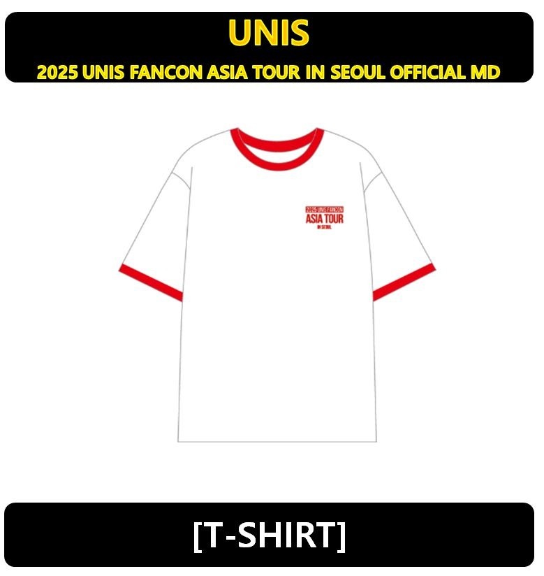 【UNIS】 - [T-SHIRT] 2025 UNIS FANCON ASIA TOUR IN SEOUL OFFICIAL MD 6,081円