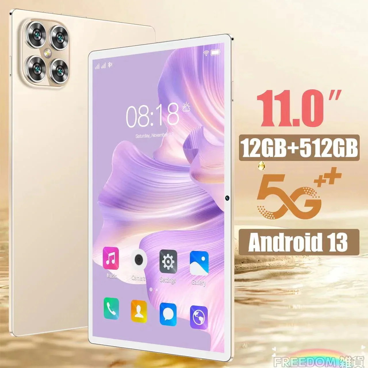 【2025新品】タブレット PC 本体 Android14.0 端末 本体 10.1インチ 5G IPS SIM通話 12+256GB WI-FIモデル 8000mAhバッテリー GPS機能搭載