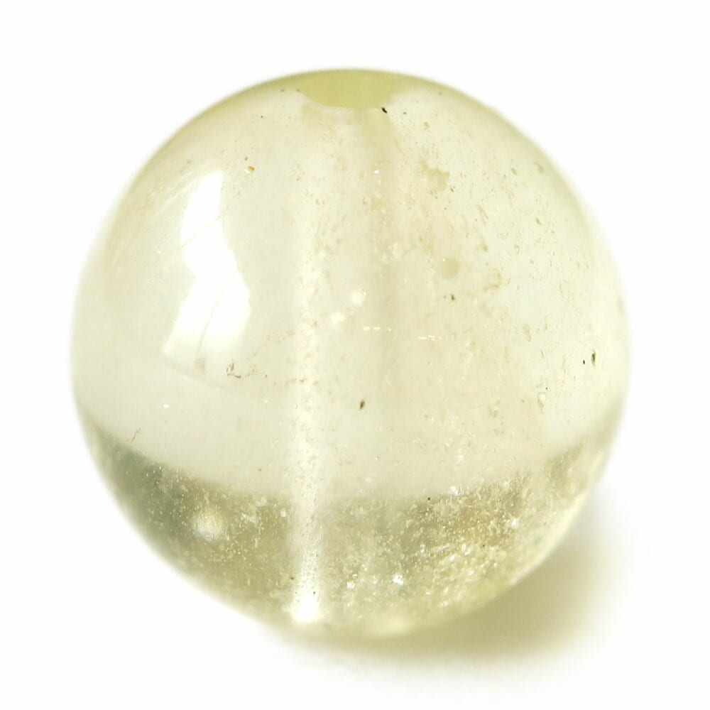 「1点もの 現品」 1粒売り リビアングラス 8mm (実寸7.9mm) パワーストーン バラ売り 天然石 パワーストーン ばら売り ビーズ 穴あき 1玉売り アクセサリー パー zz000245-p