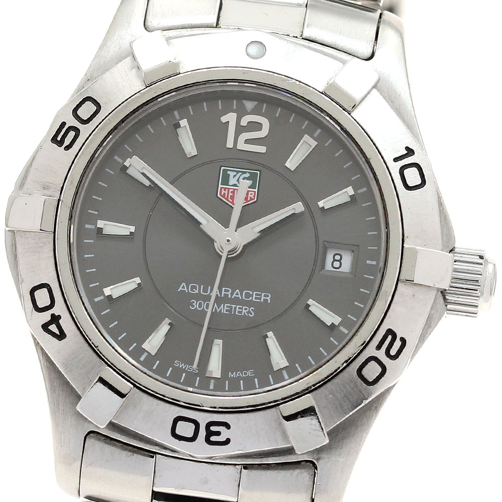 タグホイヤー TAG HEUER WAF141E.BA0823 アクアレーサー デイト クォーツ レディース _889004【ev15】【中古】