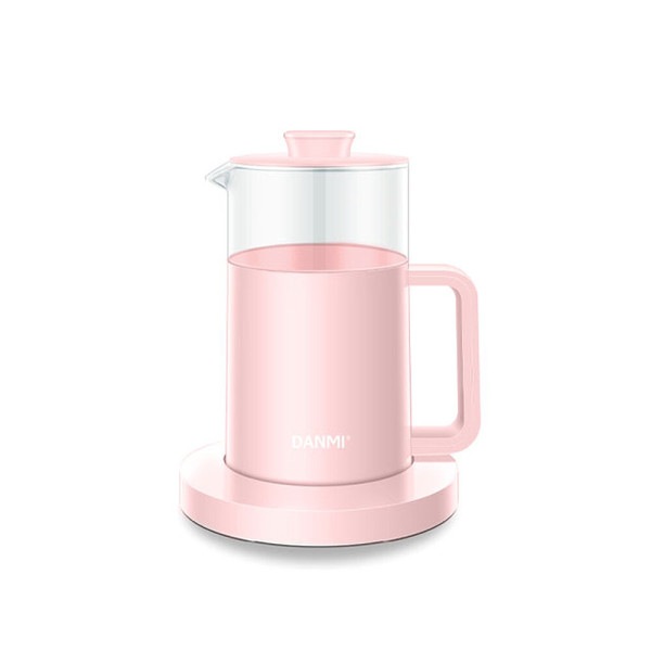 ダンミ コードレス 電気ポット やかん ティーポット DA-KET01 ピンク