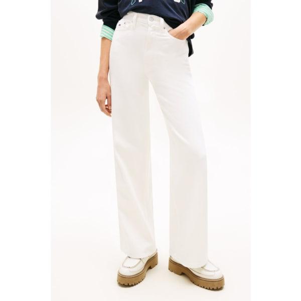 女性クレアワイドホワイトデニムパンツT32G1NEW35TWT1 TOMMY JEANS