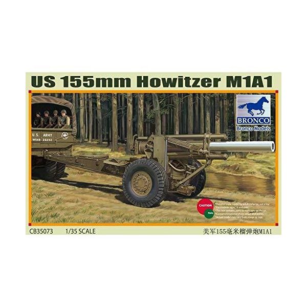 Unbekannt Bronco Models CB35073Model Kit US M1A1155mm Howitzer， WWII 並行輸入品