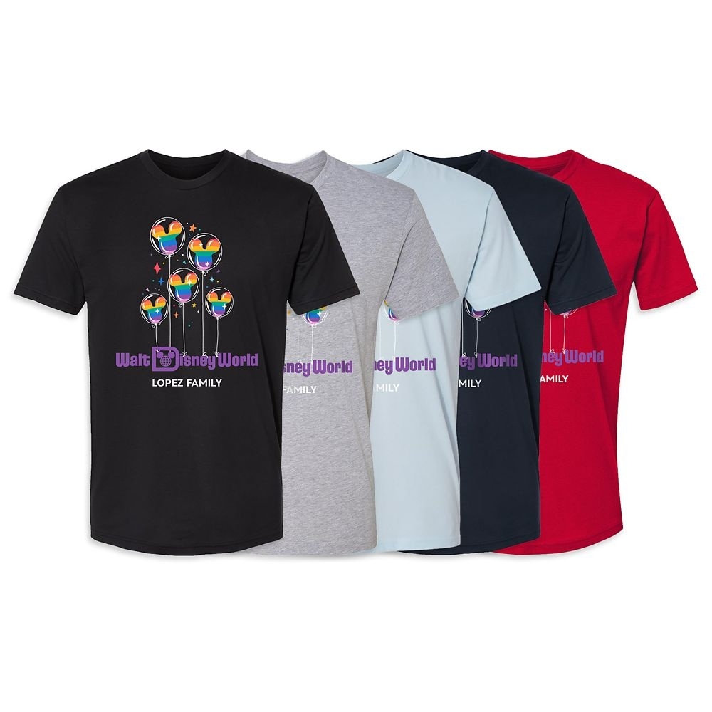 ディズニーアダルト用ウォルトディズニーワールドミッキーマウスバルーンTシャツ カスタマイズ