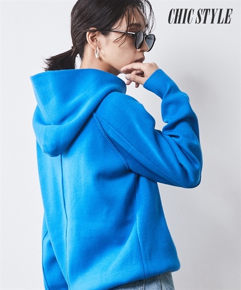 ニット ニットパーカー シックスタイル 大きいサイズ対応