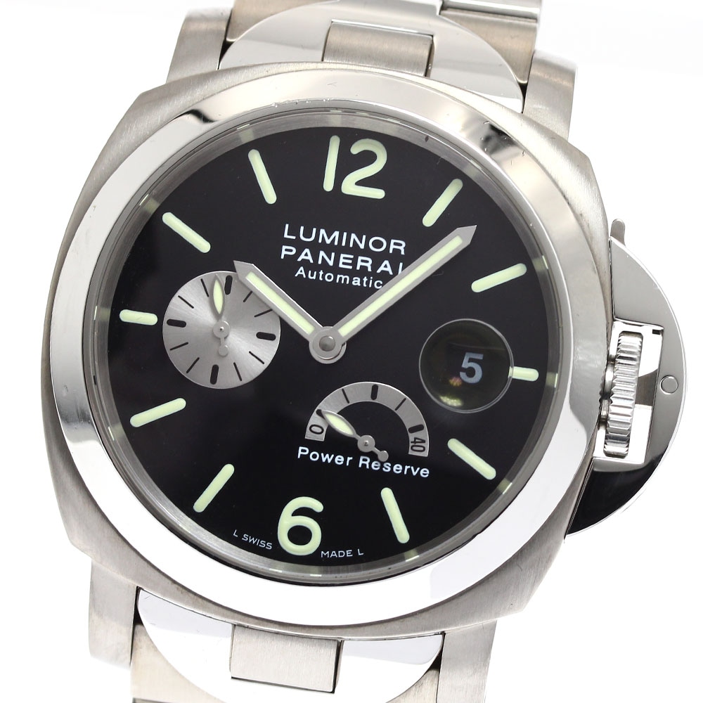 パネライ PANERAI PAM00171 ルミノール パワーリザーブ 自動巻き メンズ 良品 箱・保証書付き_905430【中古】