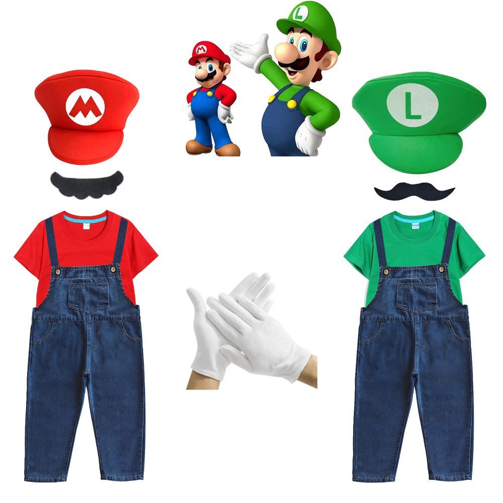 Qoo10] マリオcosスーパーメアリー服装六一ショ : キッズ