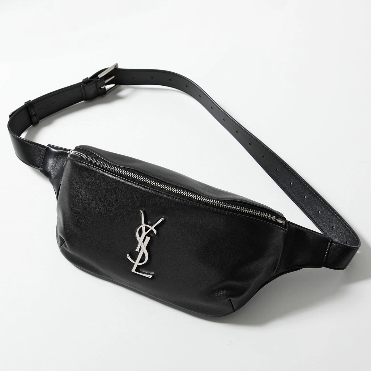 SAINT LAURENT サンローラン ボディバッグ CLAUDIUS 590076 03U0E メンズ カサンドラロゴ ウエストポーチ ベルトバッグ 鞄 1000 59007603U0E1000