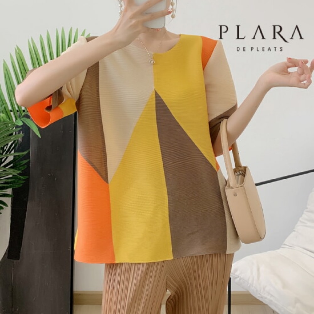 フララ ラウンドカラー マッチ ブラウス PK2FBL012C