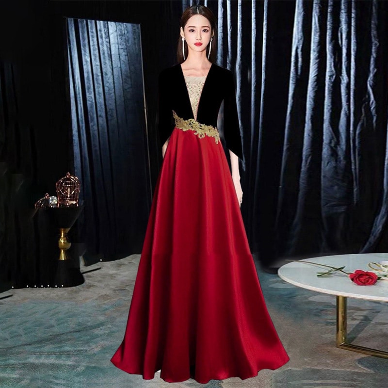 ドレス合唱団競技パフォーマンスコスムベルベットレッド合唱団パフォーマンスコスム