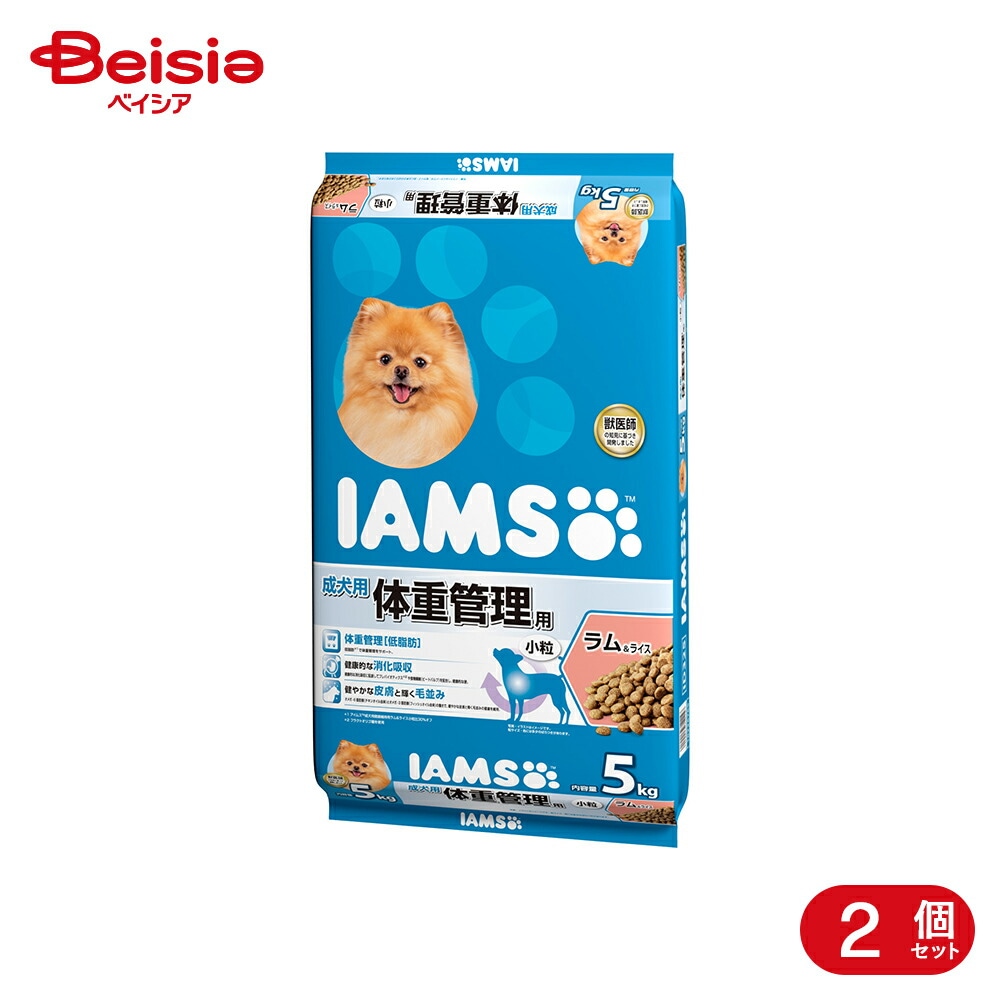 マースジャパンリミテッド 体重管理ラム＆ライス5kg 2個セット ペット